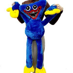 40 inches huggy wuggy plush - blue
